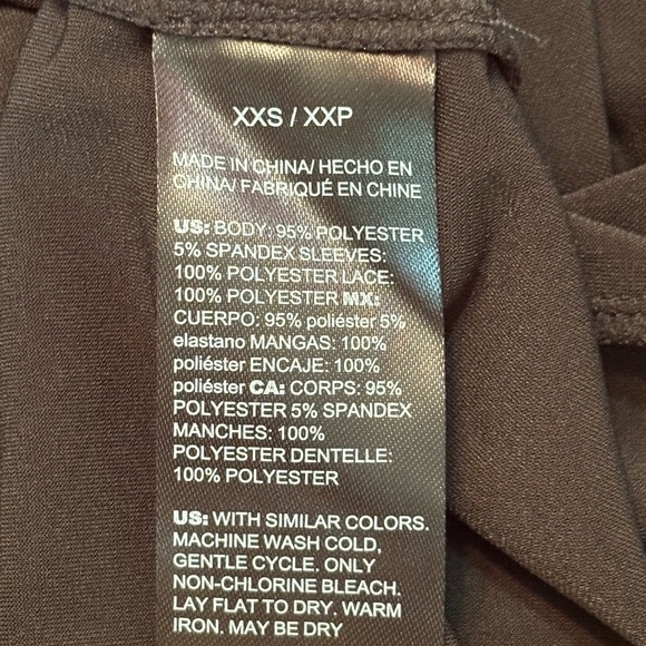 White House Black Market Embellished Long Sheer Sleeve Blouse NWOT - Picture 5 of 12